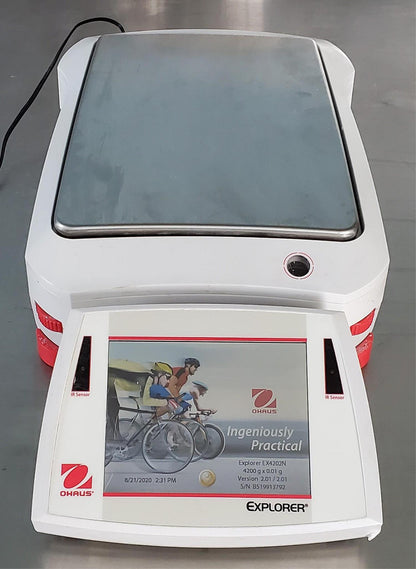 OHAUS EX4202N EXPLORER BALANCE LAB SCALE 90-DAY-WARRANTY WATCH VIDEO FREE SHIP