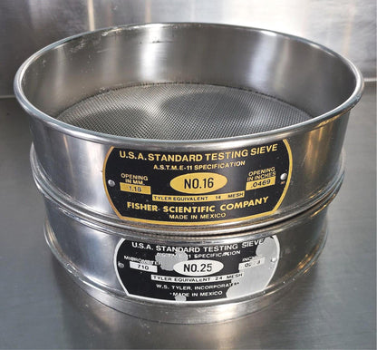 USA STANDARD SIEVE 16 / 25 FREE SHIP