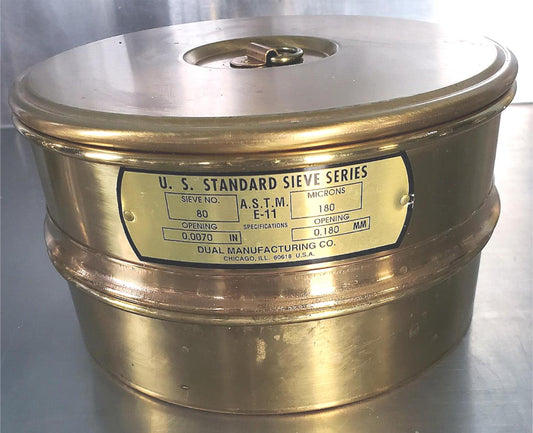 DUAL US STANDARD 80 SIEVE BRASS FRAME with COVER & RECEIVER MODULE FREE SHIPPING