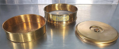 DUAL US STANDARD 80 SIEVE BRASS FRAME with COVER & RECEIVER MODULE FREE SHIPPING