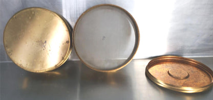 DUAL US STANDARD 80 SIEVE BRASS FRAME with COVER & RECEIVER MODULE FREE SHIPPING