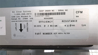 AIRCLEAN AC710C POWDERSAFE DUCTLESS BALANCE ENCLOSURE TESTED WATCHVIDEO FREESHIP