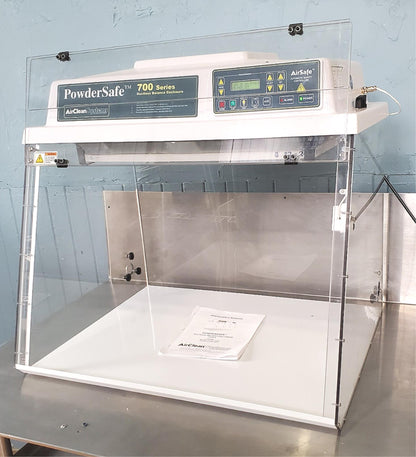 AIRCLEAN AC710C POWDERSAFE DUCTLESS BALANCE ENCLOSURE TESTED WATCHVIDEO FREESHIP