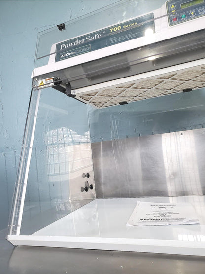 AIRCLEAN AC710C POWDERSAFE DUCTLESS BALANCE ENCLOSURE TESTED WATCHVIDEO FREESHIP