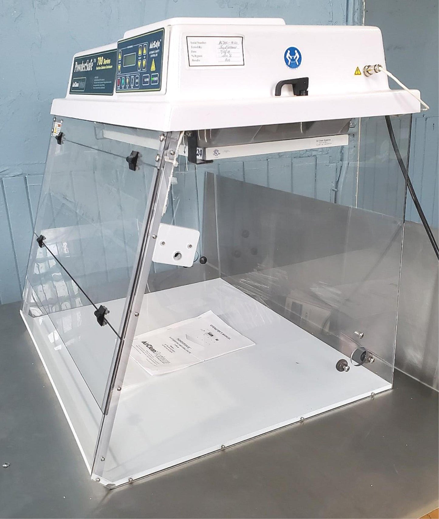 AIRCLEAN AC710C POWDERSAFE DUCTLESS BALANCE ENCLOSURE TESTED WATCHVIDEO FREESHIP