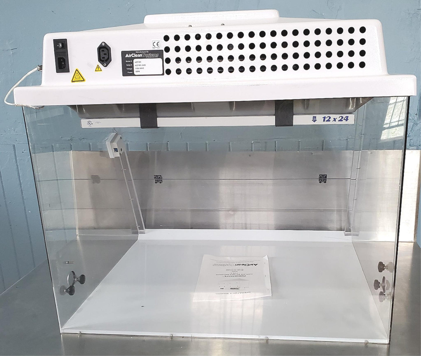 AIRCLEAN AC710C POWDERSAFE DUCTLESS BALANCE ENCLOSURE TESTED WATCHVIDEO FREESHIP