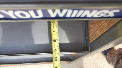 RARE RED BULL METAL & WOOD RACK FLOOR DRINK (BOOK) DISPLAY ON WHEELS FREE SHIP