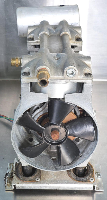 THOMAS 2650CE44-989C PISTON AIR COMPRESSOR VACUUM PUMP WATCH VIDEO FREE SHIP