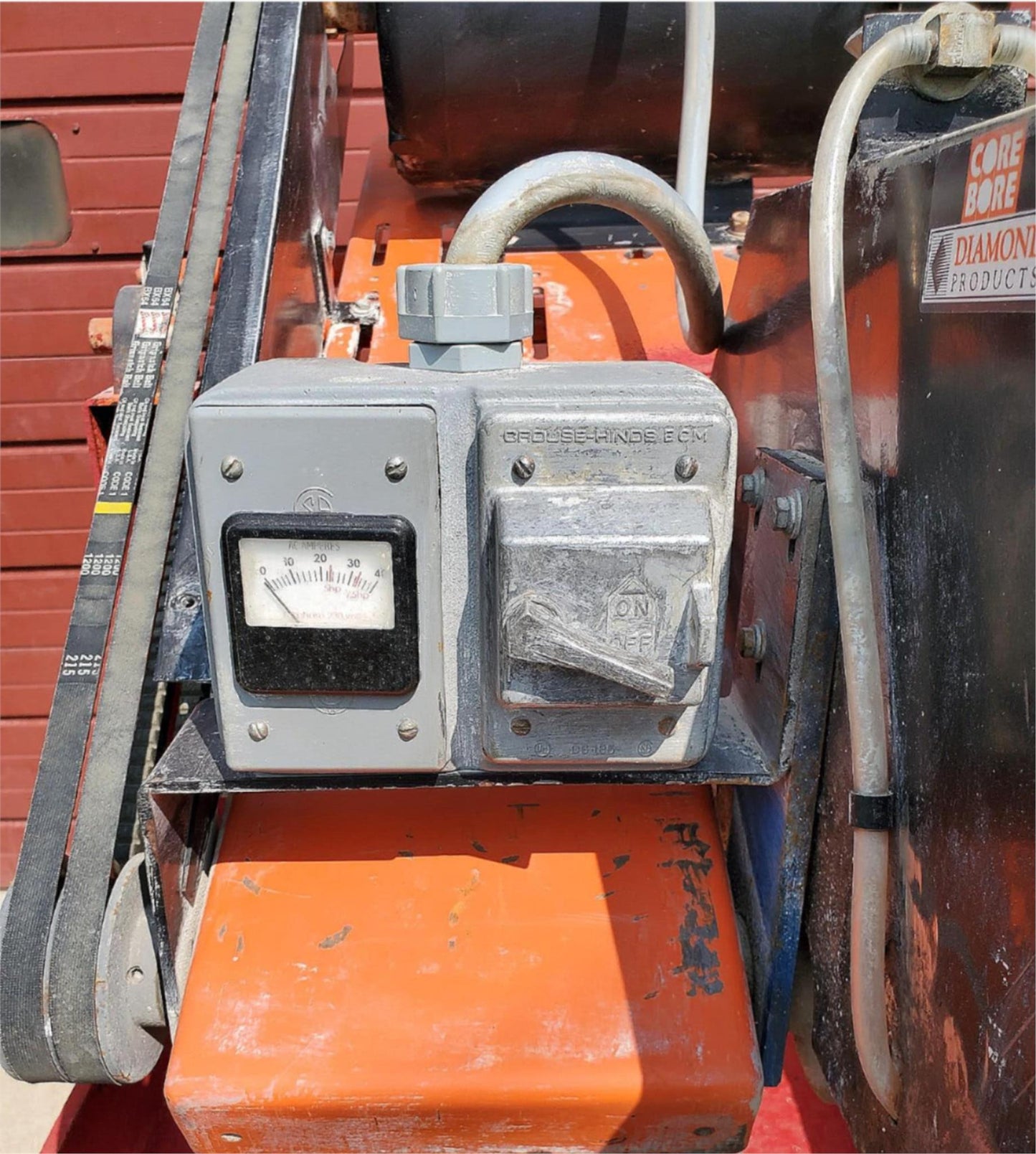 CORE CUT CC800M MASONRY BLOCK SAW w/ CONVEYOR CART & FRAME WATCH VIDEO FREE SHIP