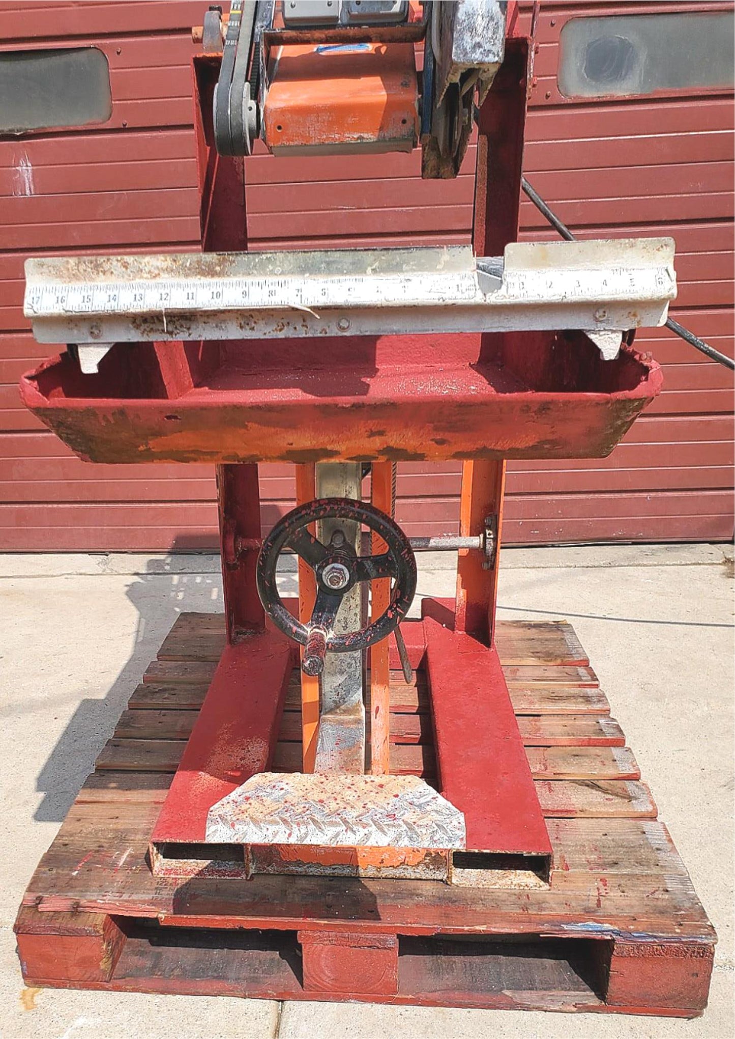 CORE CUT CC800M MASONRY BLOCK SAW w/ CONVEYOR CART & FRAME WATCH VIDEO FREE SHIP