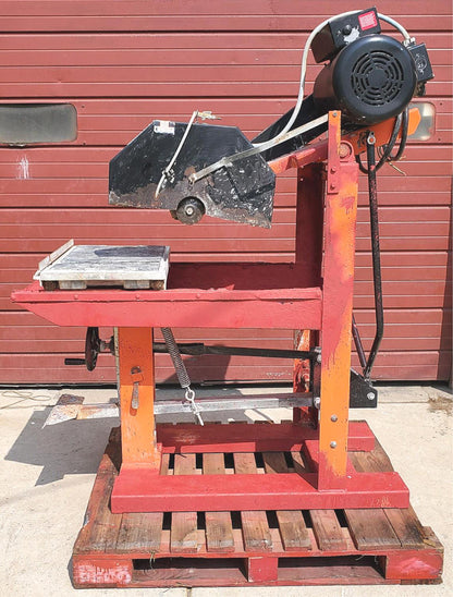 CORE CUT CC800M MASONRY BLOCK SAW w/ CONVEYOR CART & FRAME WATCH VIDEO FREE SHIP
