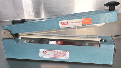 ULINE KF-300HC IMPULSE SEALER w/ CUTTER GUARANTEED PERFECT WATCH VIDEO FREE SHIP