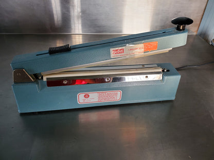 ULINE KF-300HC IMPULSE SEALER w/ CUTTER GUARANTEED PERFECT WATCH VIDEO FREE SHIP