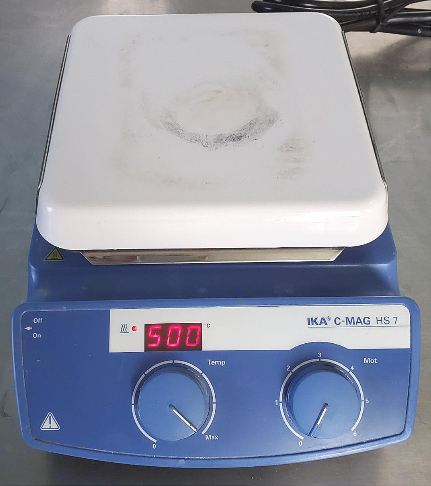 IKA C-MAG HS7 HOT PLATE MAGNETIC STIRRER 400°C Max WARRANTY WATCH VIDEO FREESHIP