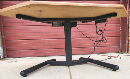 POWER COMPUTER WORKSTATION HI-LO DESK TABLE REMOTE CONTROL WATCH VIDEO FREE SHIP