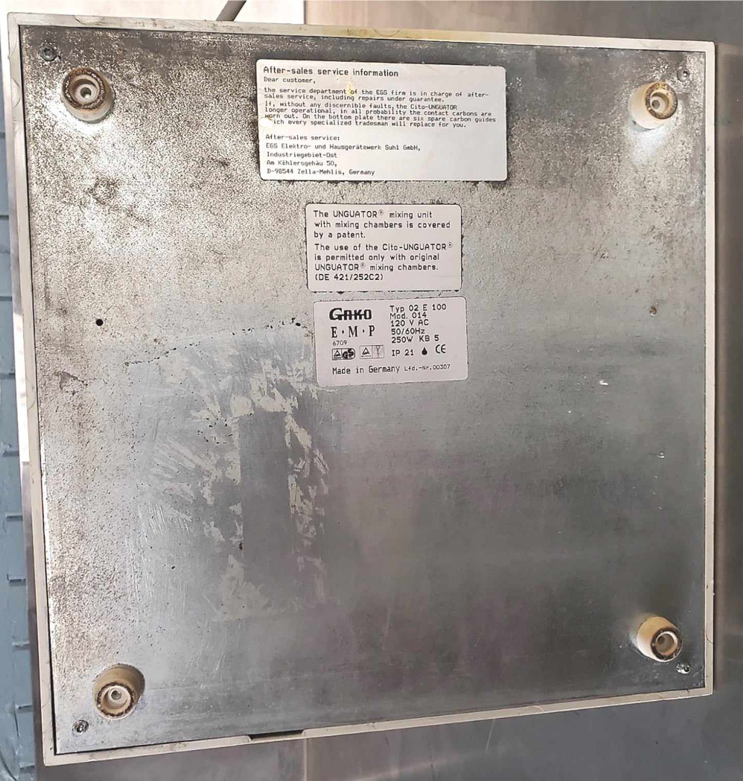 GAKO CITO UNGUATOR E/S PHARMACY COMPOUNDING MACHINE MIXER WATCH VIDEO FREE SHIP