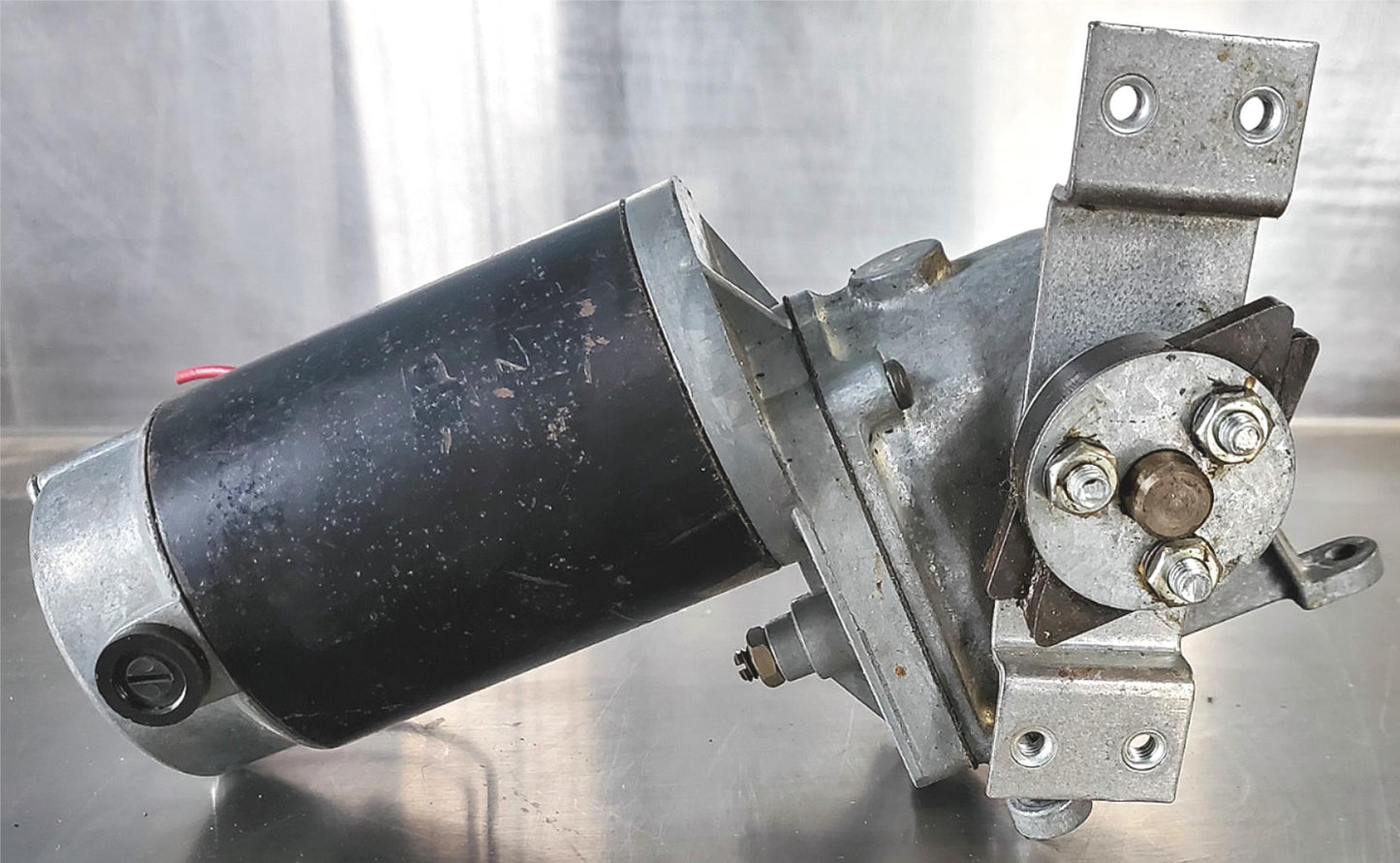 VON WEISE 90 Volt RIGHT ANGLE GEAR DC MOTOR 167:1RATIO 1/12HP .78AMP FREE SHIP