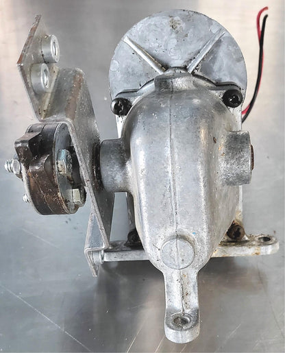 VON WEISE 90 Volt RIGHT ANGLE GEAR DC MOTOR 167:1RATIO 1/12HP .78AMP FREE SHIP