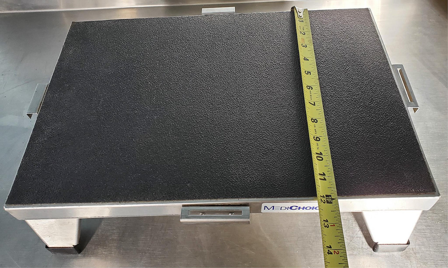 MEDICHOICE 400 POUND HEAVY DUTY STA STEEL MEDICAL STACKABLE STEP STOOL FREESHIP