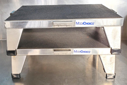 MEDICHOICE 400 POUND HEAVY DUTY STA STEEL MEDICAL STACKABLE STEP STOOL FREESHIP