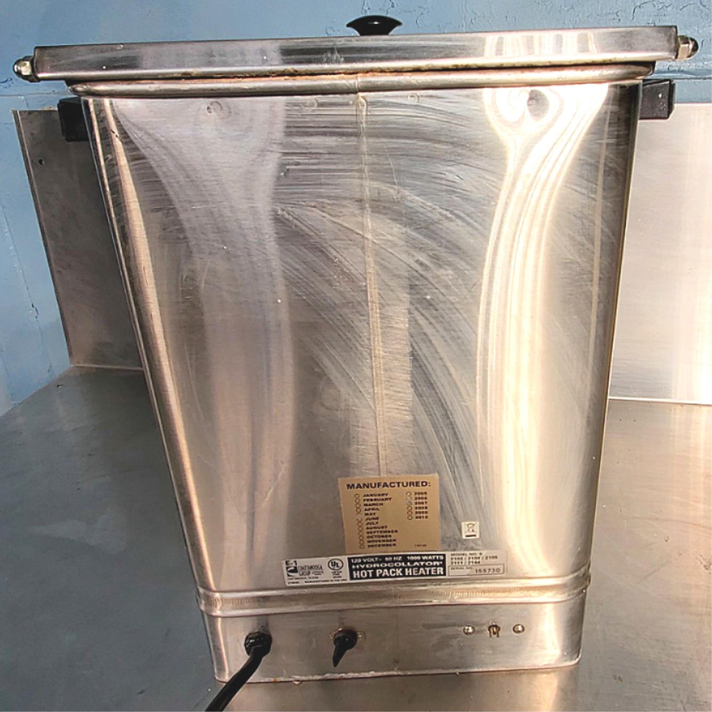 HYDROCOLLATOR E-1 HOT PACK HEATER 100%GUARANTEEDWORKING  90DAYWARRANTY FREE SHIP