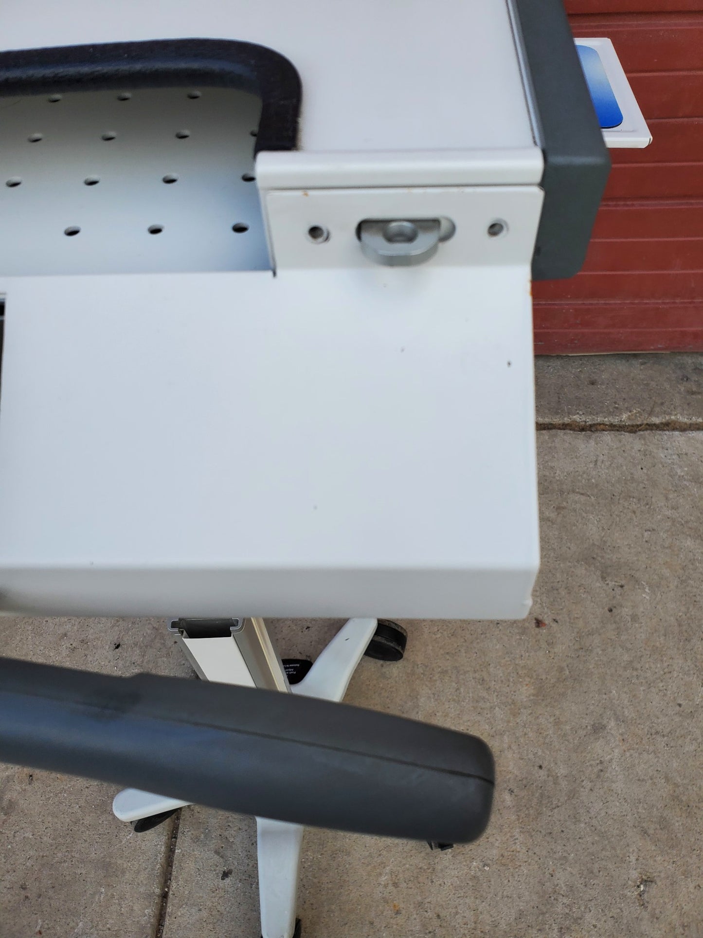 GCX INSTRUMENT VHRS VARIABLE HEIGHT ROLL STAND MEDICAL CART WORKSTATION FREESHIP