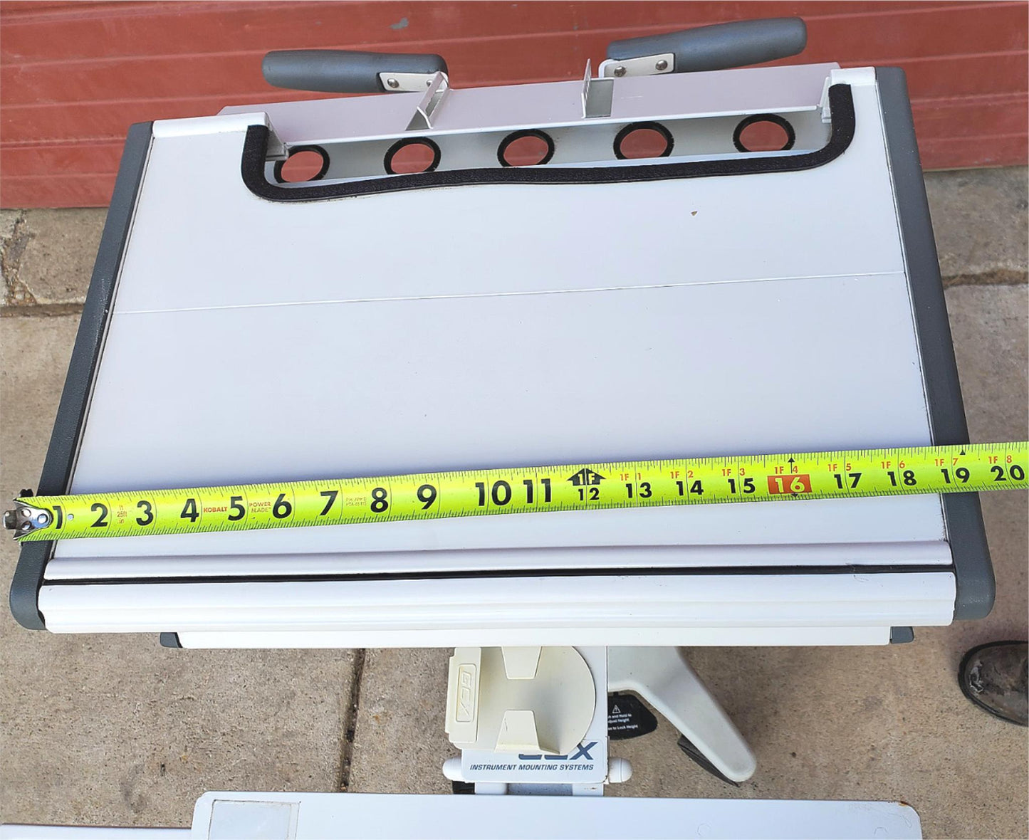 GCX INSTRUMENT VHRS VARIABLE HEIGHT ROLL STAND MEDICAL CART WORKSTATION FREESHIP