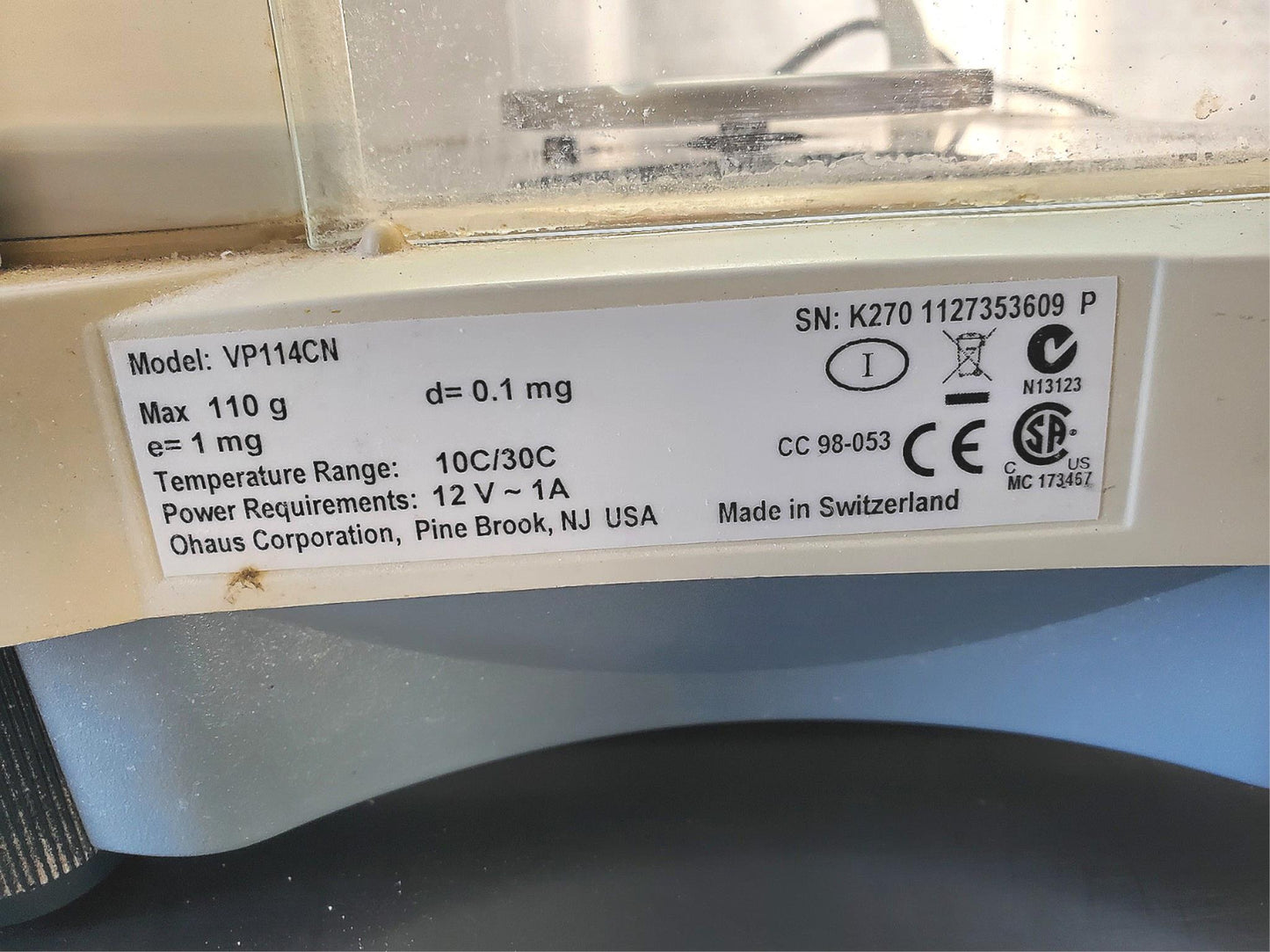 OHAUS Model VP114CN VOYAGER PRO BALANCE 410 g x 0.001 g WATCH VIDEO FREE SHIP