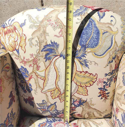 HIGH END SET OF 4 PROFESSIONALLY UPHOLSTERED ARMCHAIRS with CASTERS FREESHIPPING