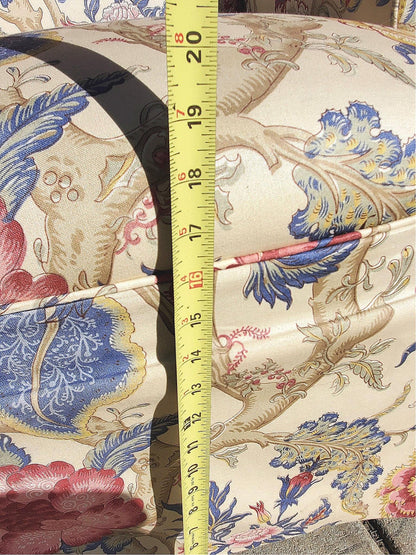 HIGH END SET OF 4 PROFESSIONALLY UPHOLSTERED ARMCHAIRS with CASTERS FREESHIPPING