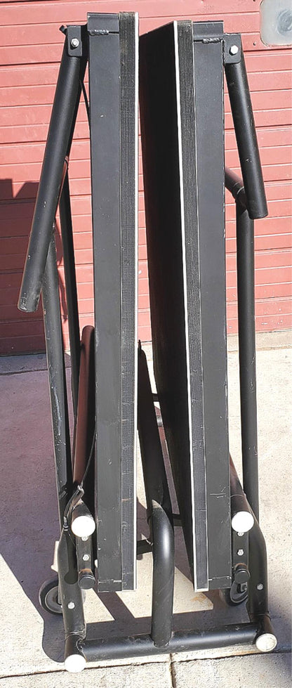 96"Long x 48"Wide SLANTED PORTABLE STAGE PLATFORM RISER 24"High x16"Low FREESHIP