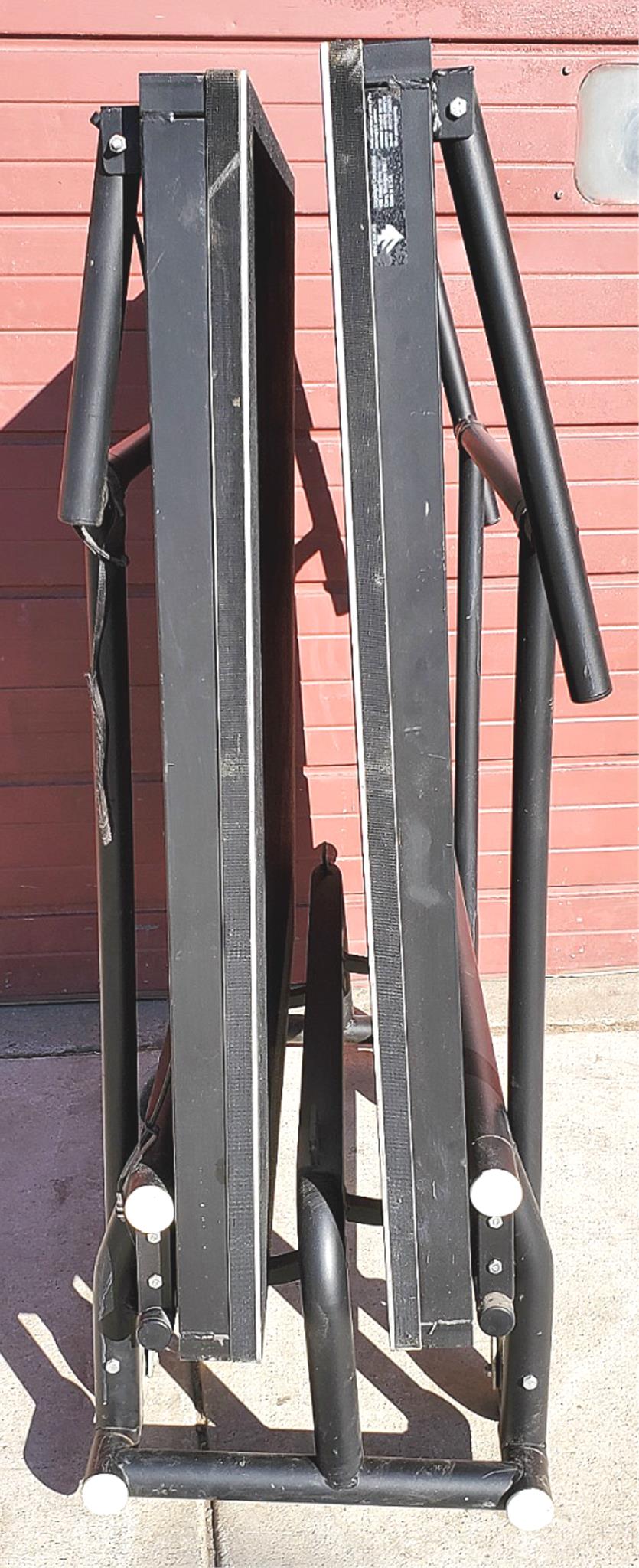 96"Long x 48"Wide SLANTED PORTABLE STAGE PLATFORM RISER 24"High x16"Low FREESHIP