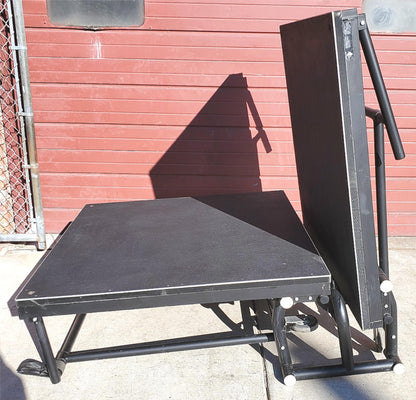 96"Long x 48"Wide SLANTED PORTABLE STAGE PLATFORM RISER 24"High x16"Low FREESHIP
