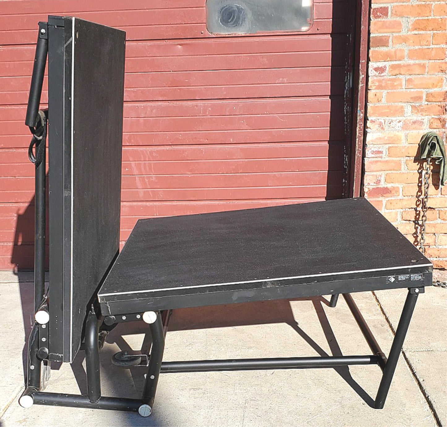 96"Long x 48"Wide SLANTED PORTABLE STAGE PLATFORM RISER 24"High x16"Low FREESHIP