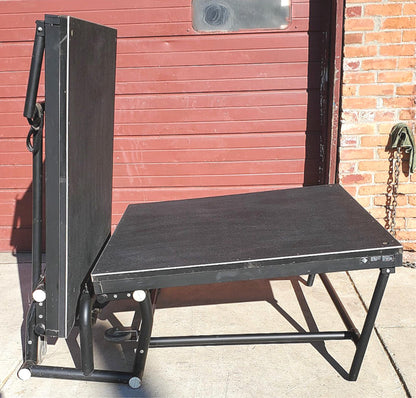 96"Long x 48"Wide SLANTED PORTABLE STAGE PLATFORM RISER 24"High x16"Low FREESHIP