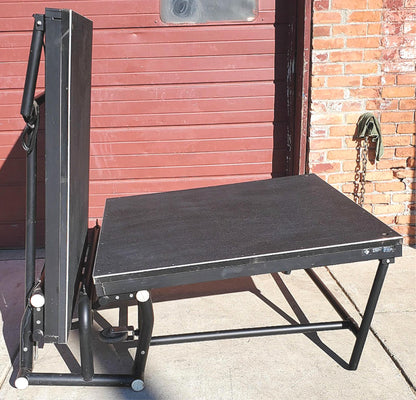 96"Long x 48"Wide SLANTED PORTABLE STAGE PLATFORM RISER 24"High x16"Low FREESHIP