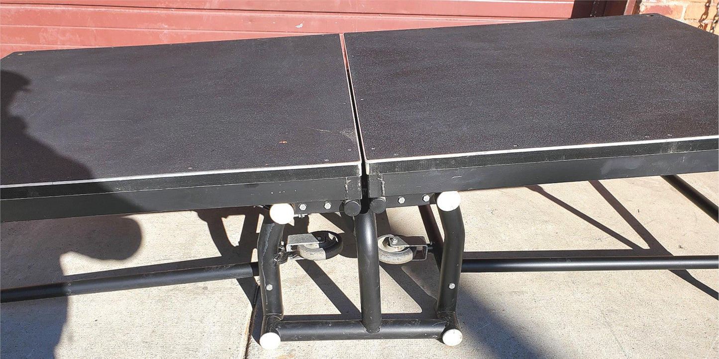 96"Long x 48"Wide SLANTED PORTABLE STAGE PLATFORM RISER 24"High x16"Low FREESHIP
