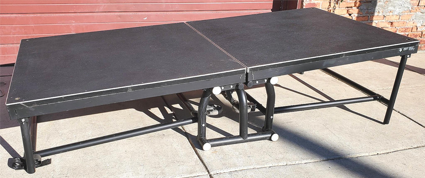 96"Long x 48"Wide SLANTED PORTABLE STAGE PLATFORM RISER 24"High x16"Low FREESHIP