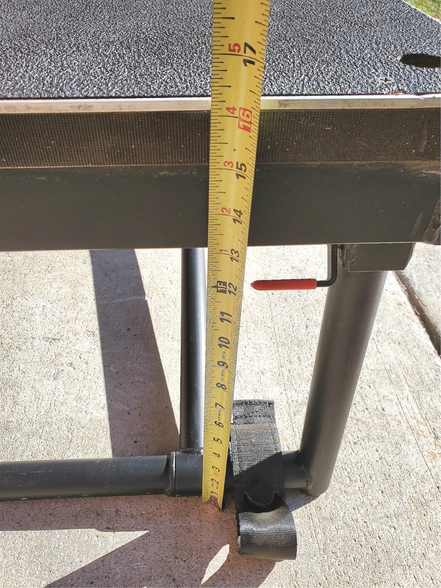 96"Long x 48"Wide SLANTED PORTABLE STAGE PLATFORM RISER 24"High x16"Low FREESHIP