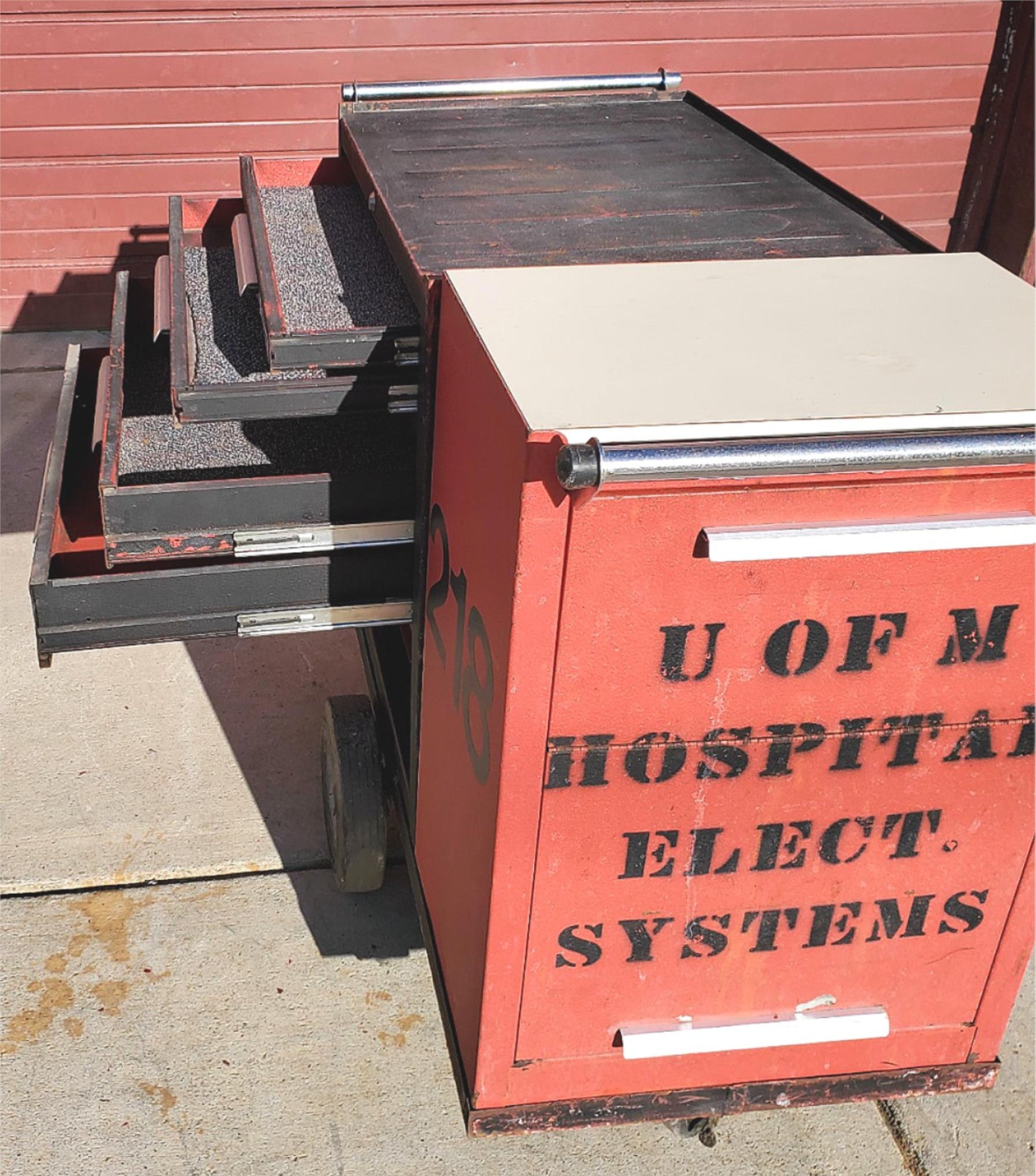 KENNEDY VERSA TOOL CART 20"Widex48"Long 7DRAWERS PLUS EXTRA BOX & SPACE FREESHIP