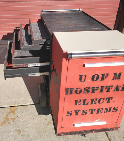 KENNEDY VERSA TOOL CART 20"Widex48"Long 7DRAWERS PLUS EXTRA BOX & SPACE FREESHIP