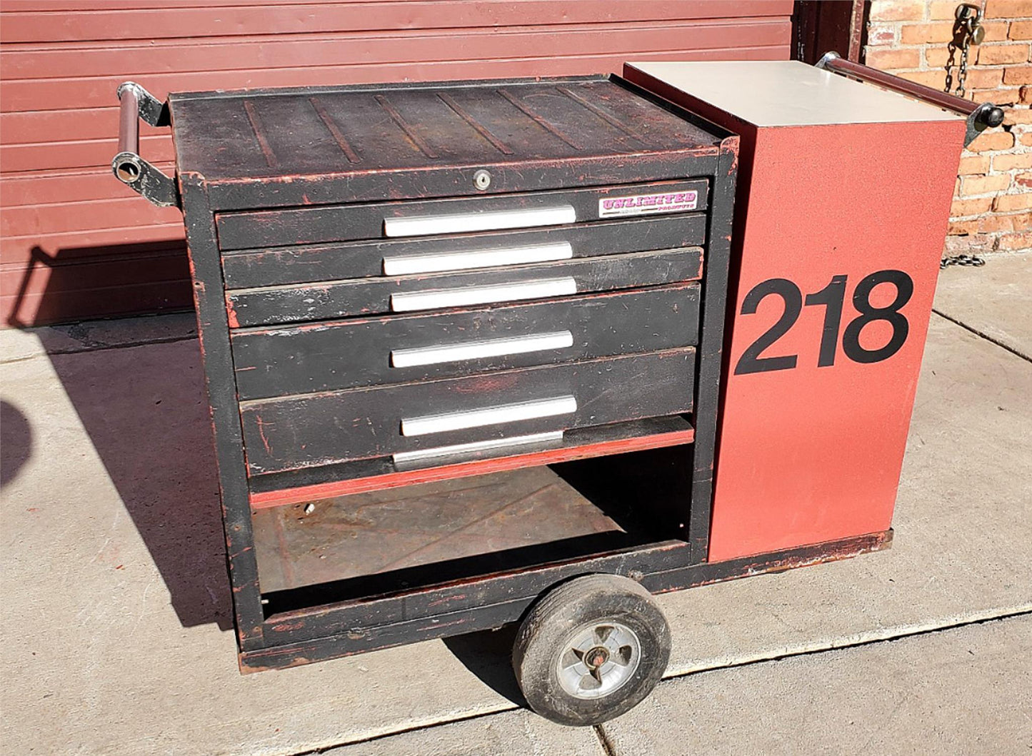 KENNEDY VERSA TOOL CART 20"Widex48"Long 7DRAWERS PLUS EXTRA BOX & SPACE FREESHIP