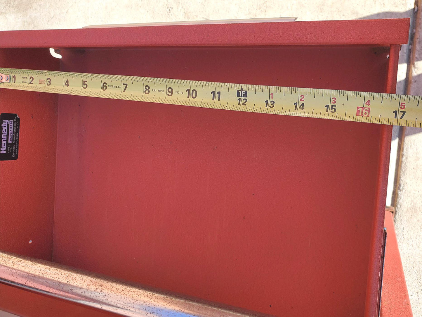 KENNEDY VERSA TOOL CART 20"Widex48"Long 7DRAWERS PLUS EXTRA BOX & SPACE FREESHIP