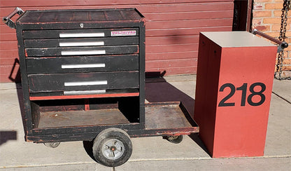 KENNEDY VERSA TOOL CART 20"Widex48"Long 7DRAWERS PLUS EXTRA BOX & SPACE FREESHIP