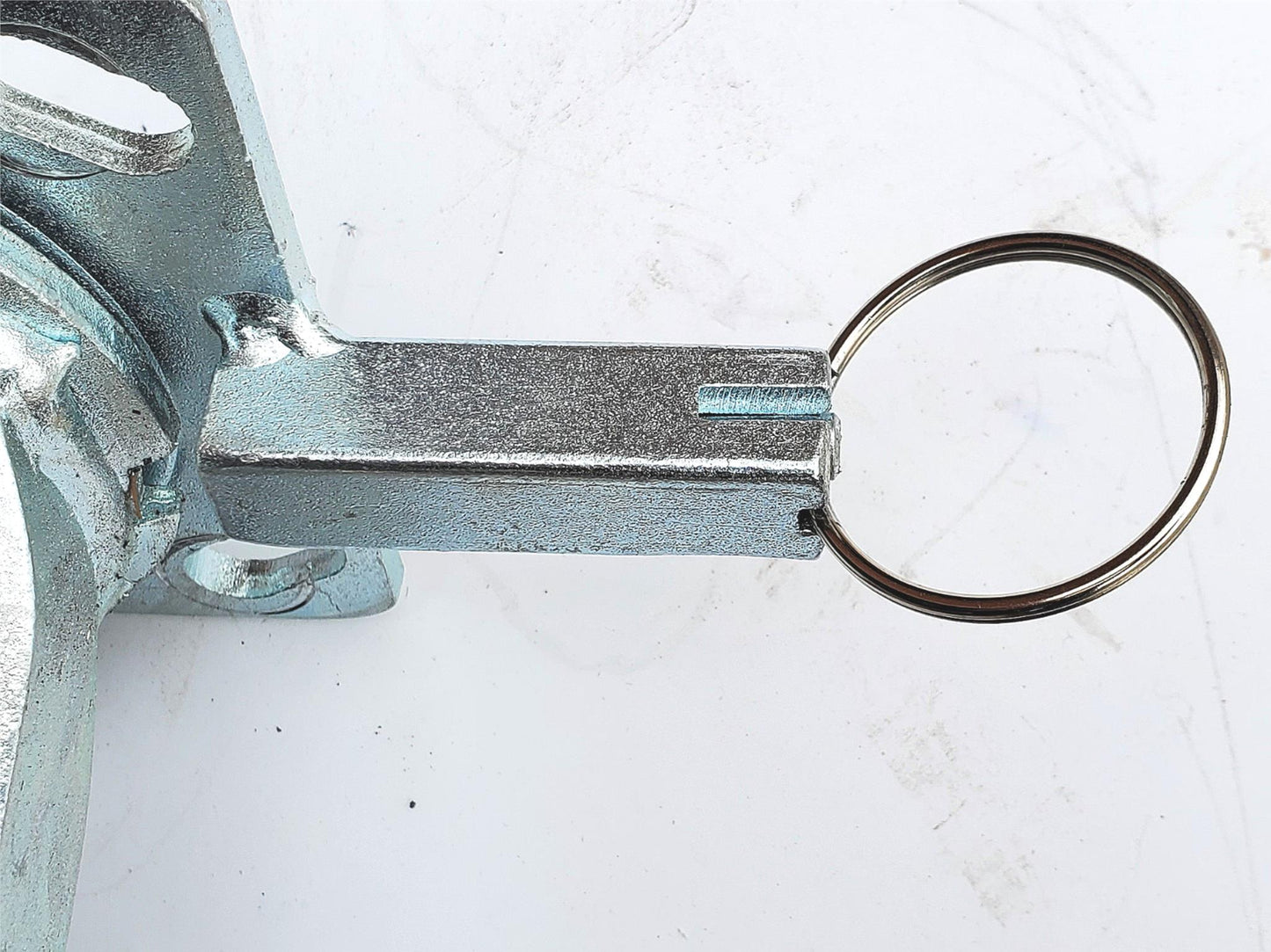 SET 4 RARE SAFETY PULL CLIP & SWIVEL LOCK BRAKE 6" POLYURETHANE HEAVYDUTY WHEELS