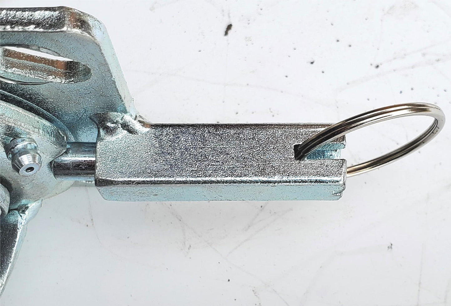 SET 4 RARE SAFETY PULL CLIP & SWIVEL LOCK BRAKE 6" POLYURETHANE HEAVYDUTY WHEELS