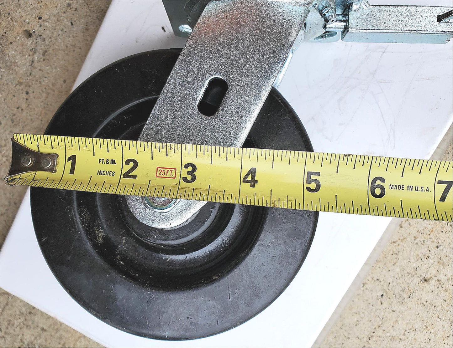 SET 4 RARE SAFETY PULL CLIP & SWIVEL LOCK BRAKE 6" POLYURETHANE HEAVYDUTY WHEELS