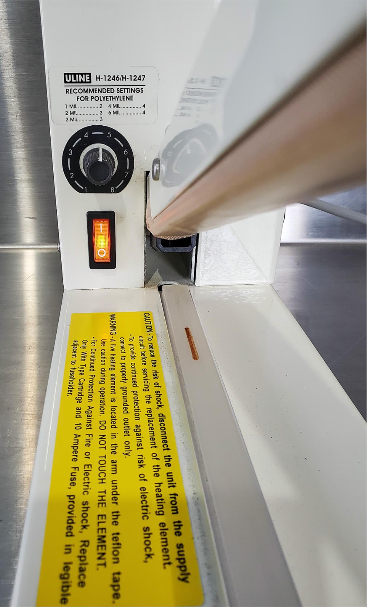 MERCIER ME-600HI EXTRA LONG HAND SEALER GUARANTEED PERFECT WATCH VIDEO FREE SHIP