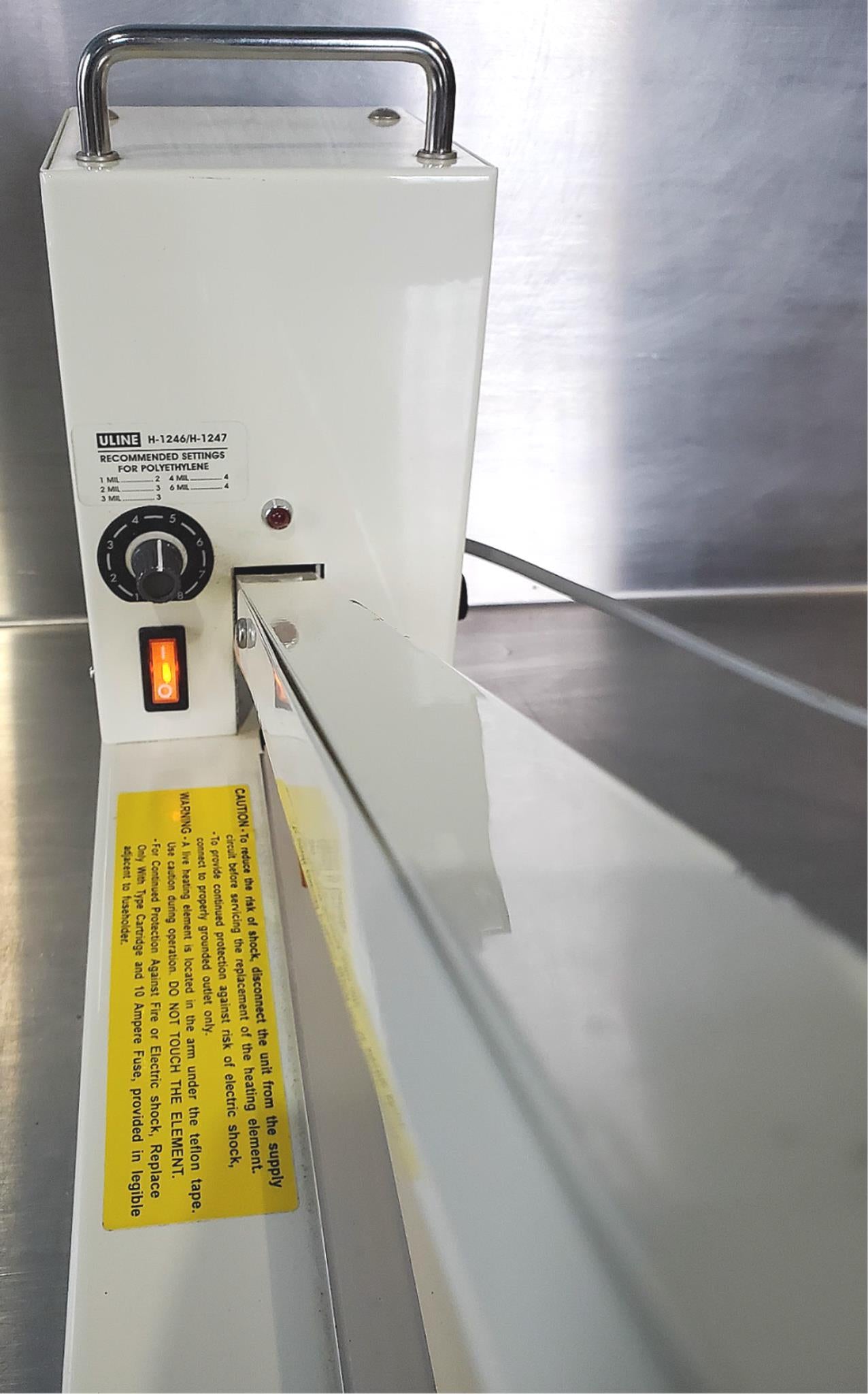 MERCIER ME-600HI EXTRA LONG HAND SEALER GUARANTEED PERFECT WATCH VIDEO FREE SHIP