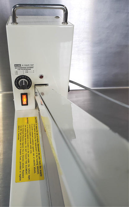 MERCIER ME-600HI EXTRA LONG HAND SEALER GUARANTEED PERFECT WATCH VIDEO FREE SHIP